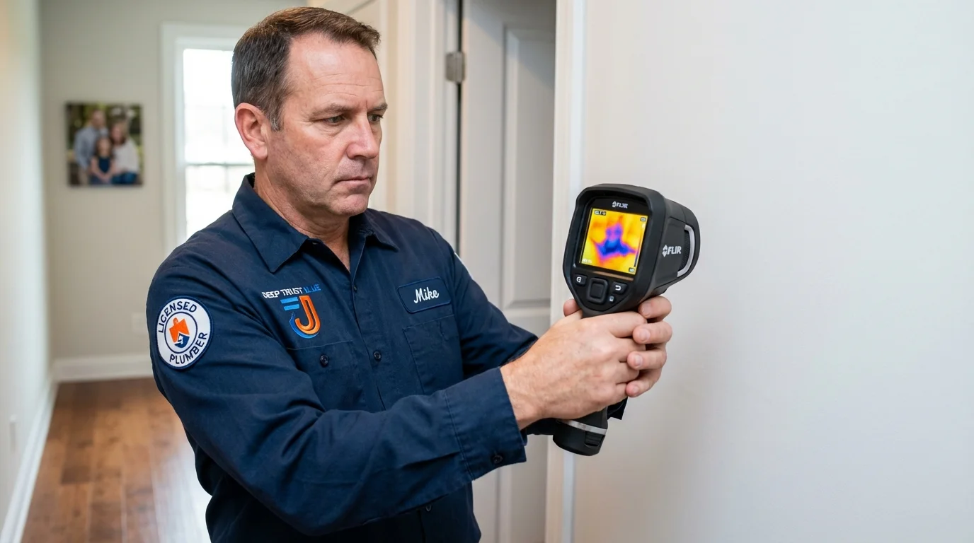 Thermal imaging leak detection by Johns Plumbing LLC in Armada